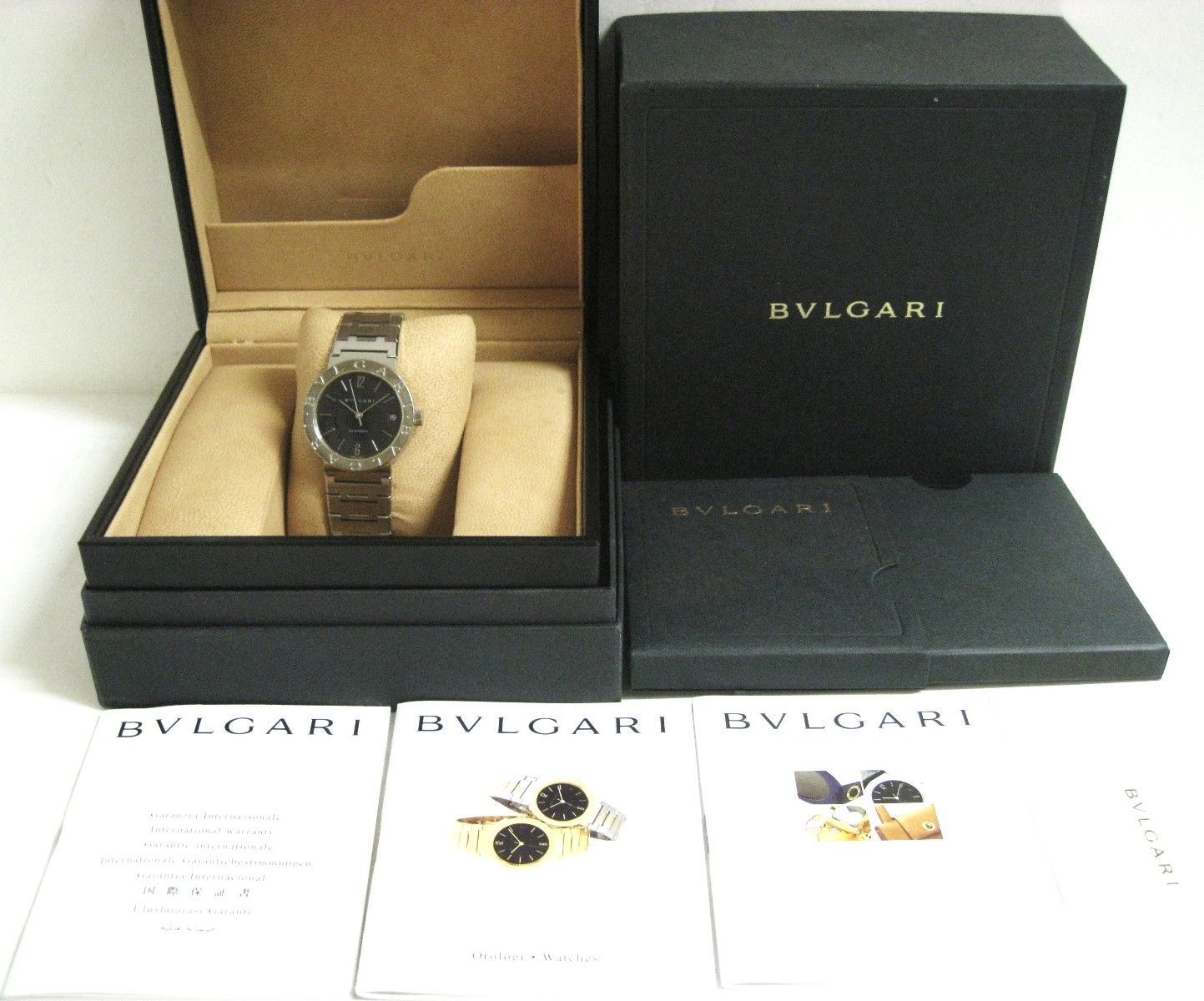 ブルガリ3針デートオートマBB