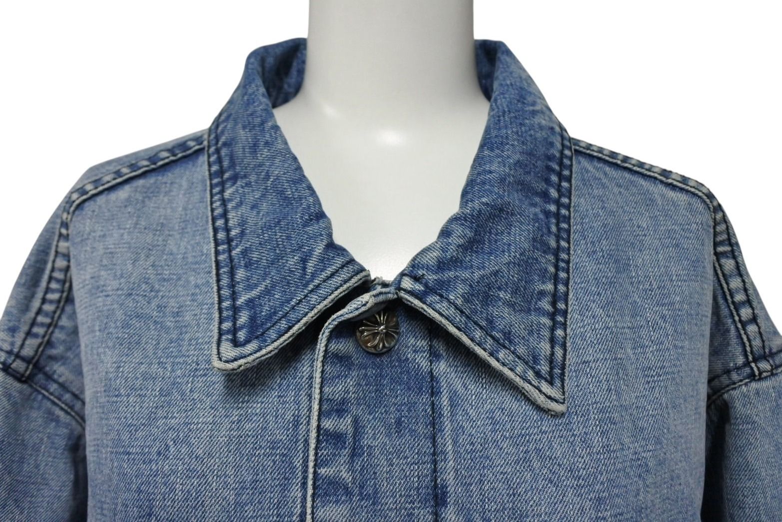 クロムハーツ　新品未使用ダガーデニムジャケット 極美品 CHROME HEARTS クロムハーツ デニムジャケット サイズXXL
