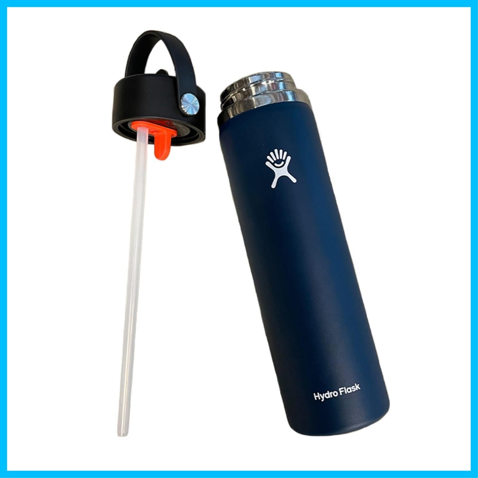 数量 ハイドロフラスク Hydro Flask ハイドレーション 24オンス 709ml ワイドマウス フレックスストロー インディゴ WWW_MERCADOAVALIA_COM_BR