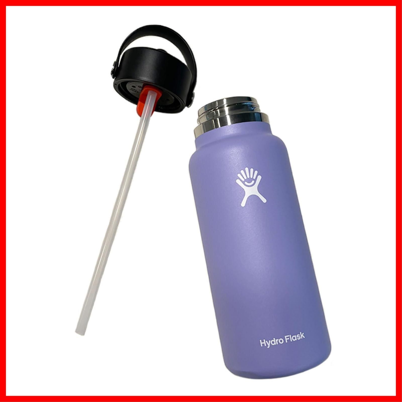 Flask ハイドレーション 32オンス 946ml ハイドロフラスク Hydro ワイドマウス フレックスストロー ホワイト