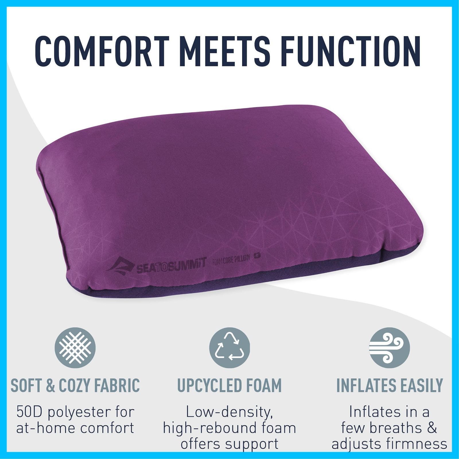 商品 SEA TO SUMMIT シートゥーサミット フォームコアピロー ネイビー WWW_OPDRERGINERDOGAN_COM