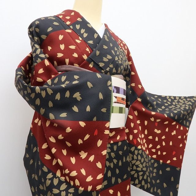 小紋 手縫い仕立て