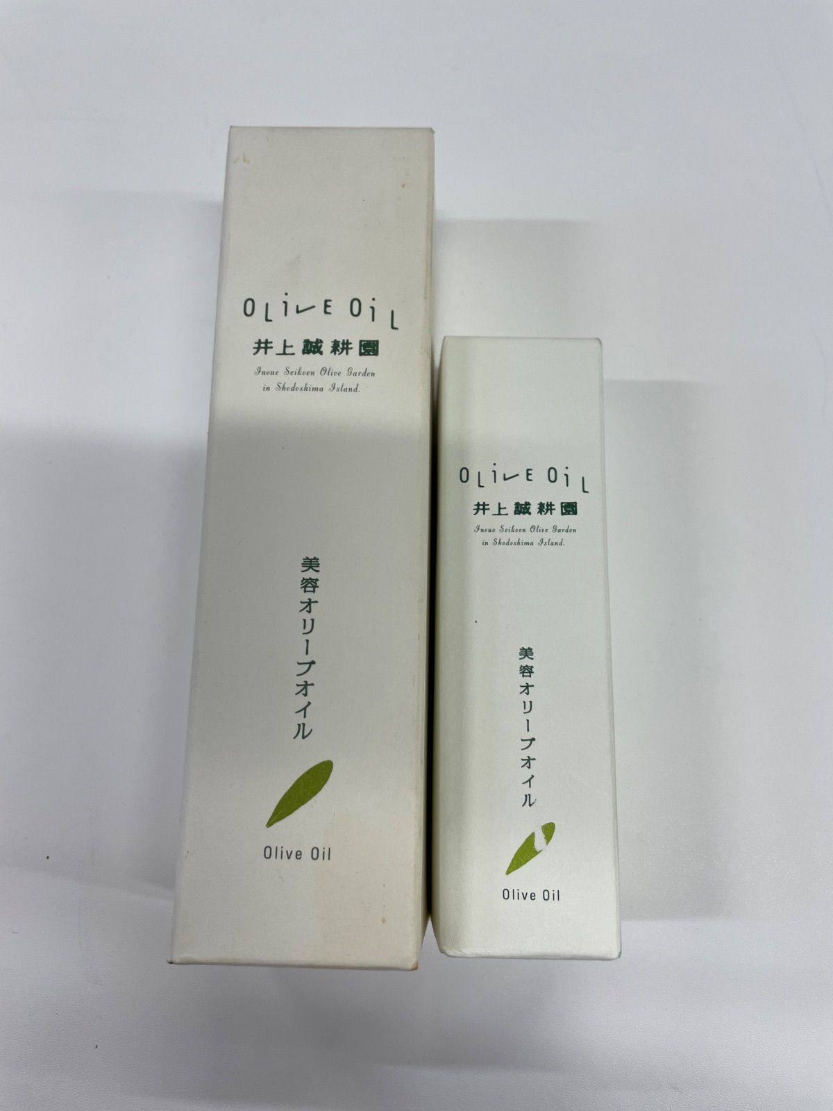 J1009 井上誠耕園の美容オリーブオイル (ポンプ付け替え用) 120mL/30mL 計2