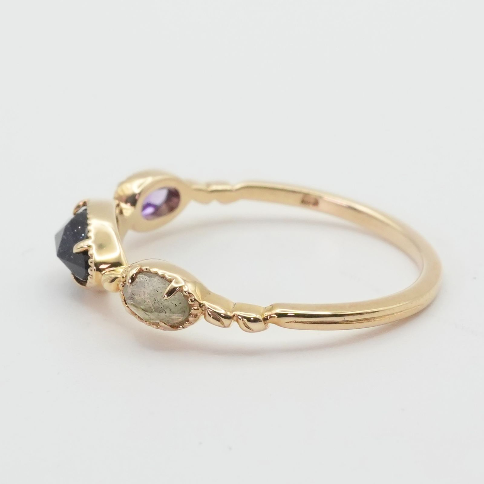 新品 アガット 紫金石 アメジスト リング K10 11号 楽天市場】K10紫金石×アメジストリング agete アガット アクセサリー