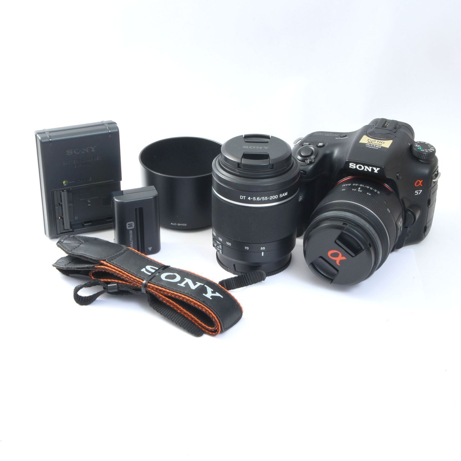 SONY ソニー α57 Wズームセット シャッター数8820回