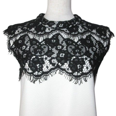 エポカ EPOCA THE SHOP ワンピース ひざ丈 ノースリーブ レース 36 XS