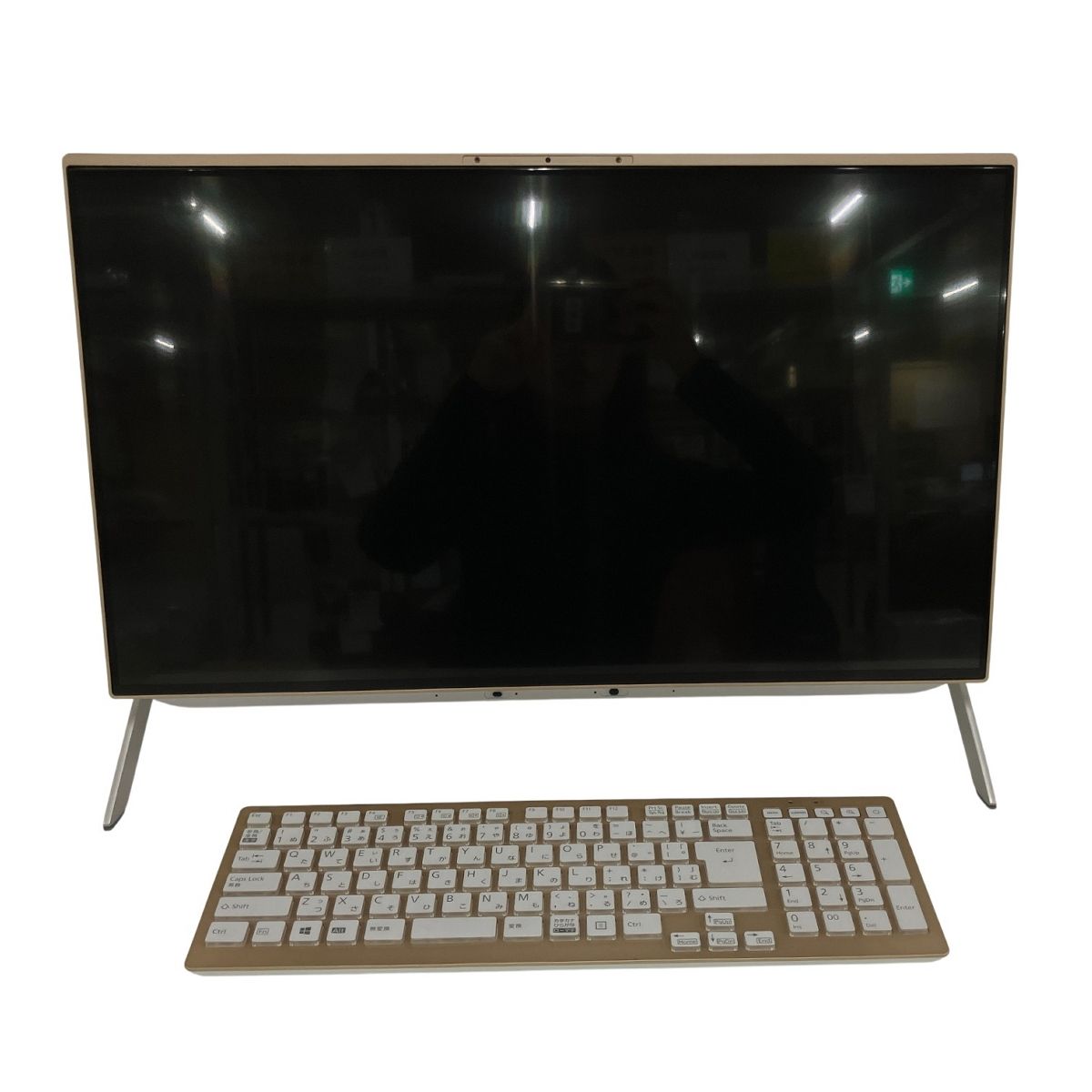 富士通 一体型PC FMVF77E3GG i7 1165G7 メモリ8GB SSD512GB HDD1TB win11home B10599686