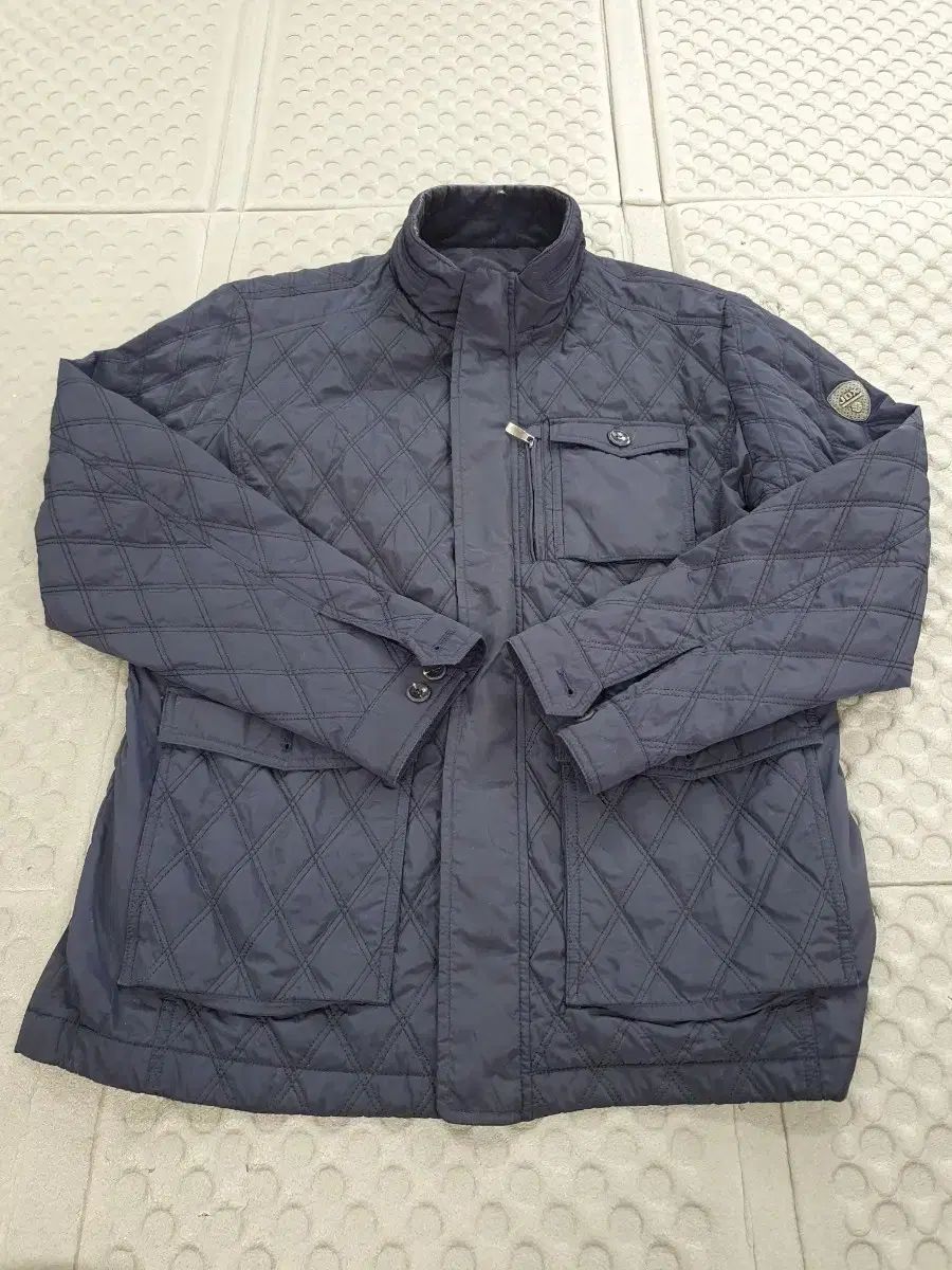JDX ネイビー キルティング ジャケット