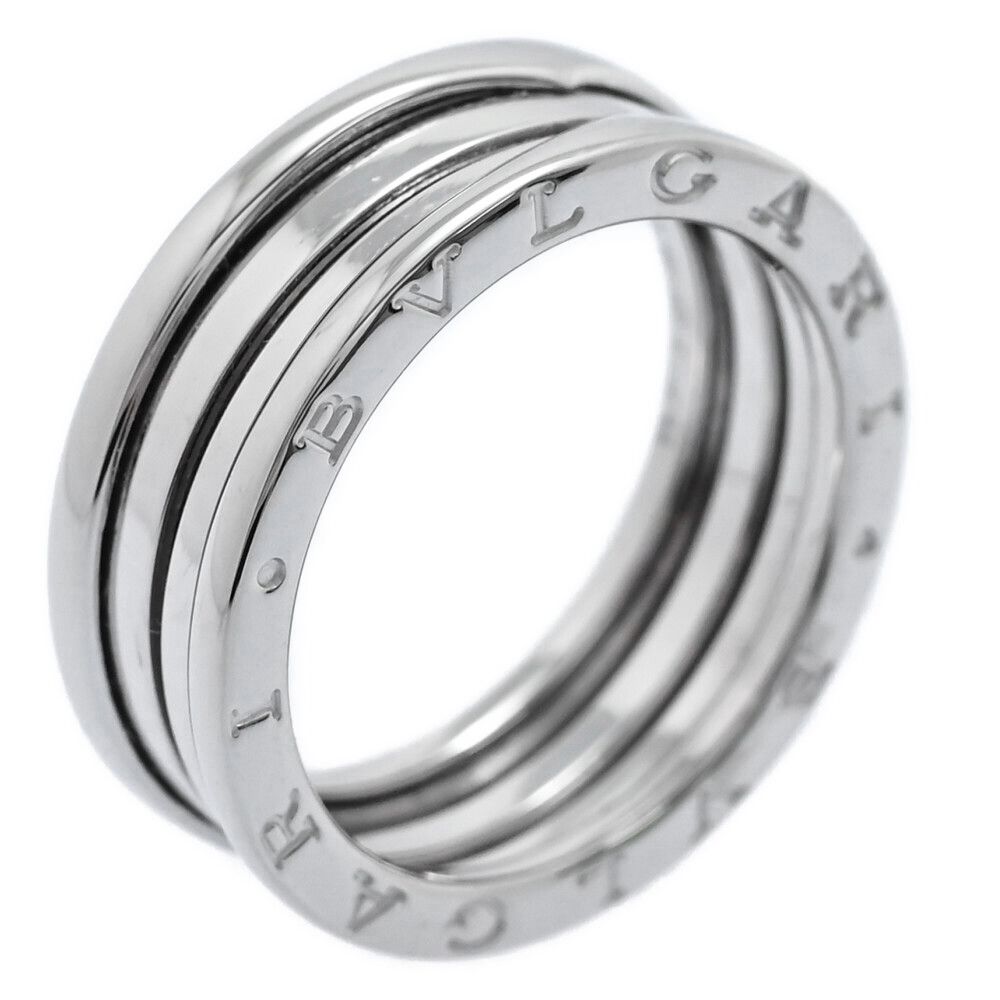 BVLGARI ブルガリ ビーゼロワン B-ZERO1リング･指輪 K18WG 750-9.9g 21号 61 ホワイトゴールド 翌日配送可 ♂ N メンズ 595441