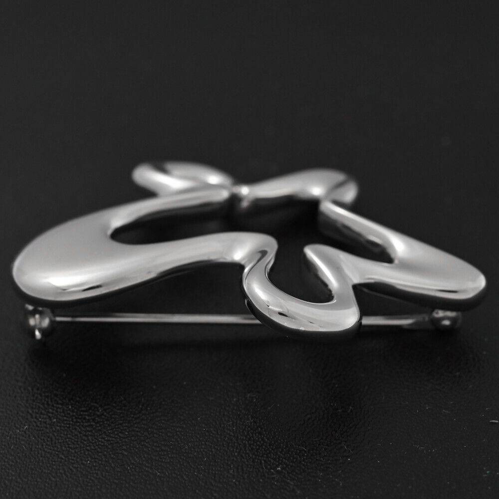 Georg Jensen ジョージジェンセン プレーンブローチ・ピンタック/Sv925