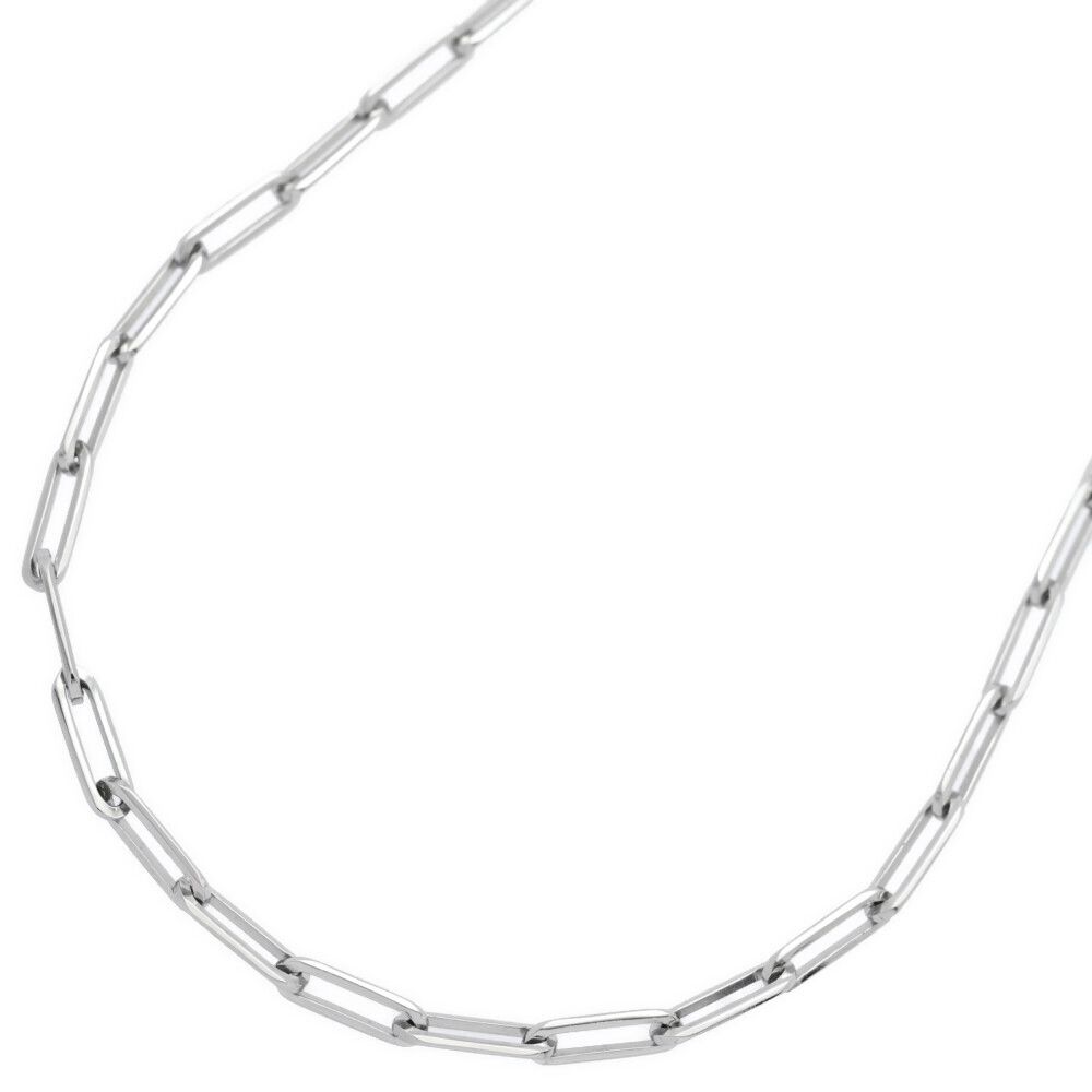 ペーパークリップチェーン プレーンネックレス・ペンダント Pt950-21.1g プラチナ 翌日配送可 N メンズ レディース 595458