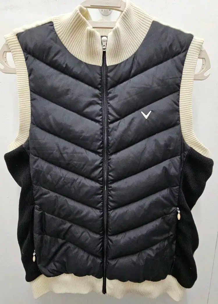 キャロウェイ レディースダウン ベスト ニット 95