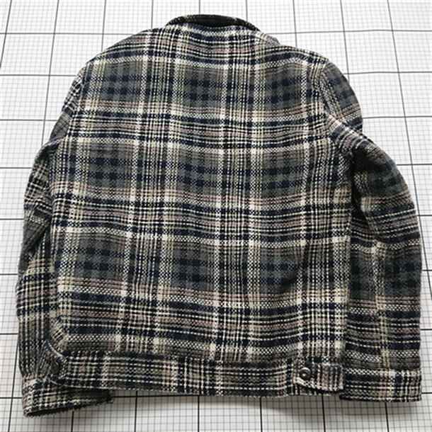 ◇ ⊇ 【ザラ ZARA】0706/483/814 チェック柄ウールジャケット メンズ