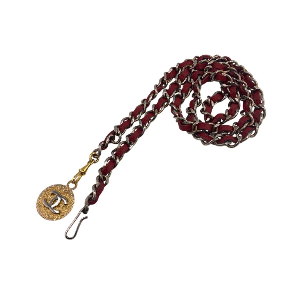 CHANELシャネル チェーンベルト 1982 ヴィンテージ ココマーク ベルト