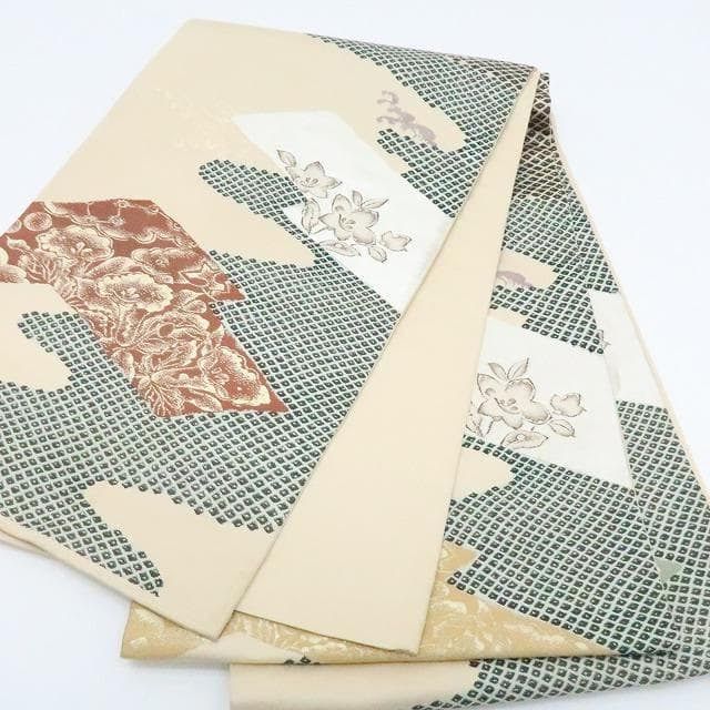 百華❀O-2◇西胴院辻が花 大脇一心落款 着物 正絹 袋帯 - メルカリ