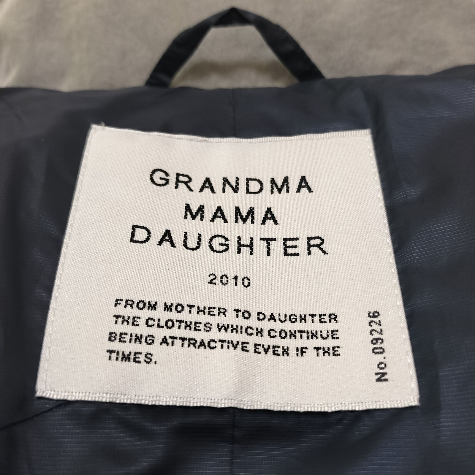 GRANDMA MAMA DAUGHTER グランマママドーター ダウンジャケット 