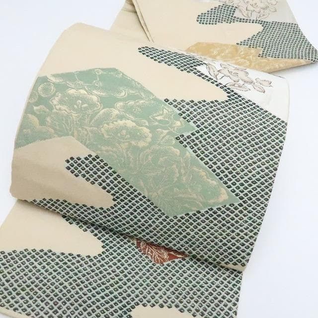 百華❀O-2◇西胴院辻が花 大脇一心落款 着物 正絹 袋帯 - メルカリ