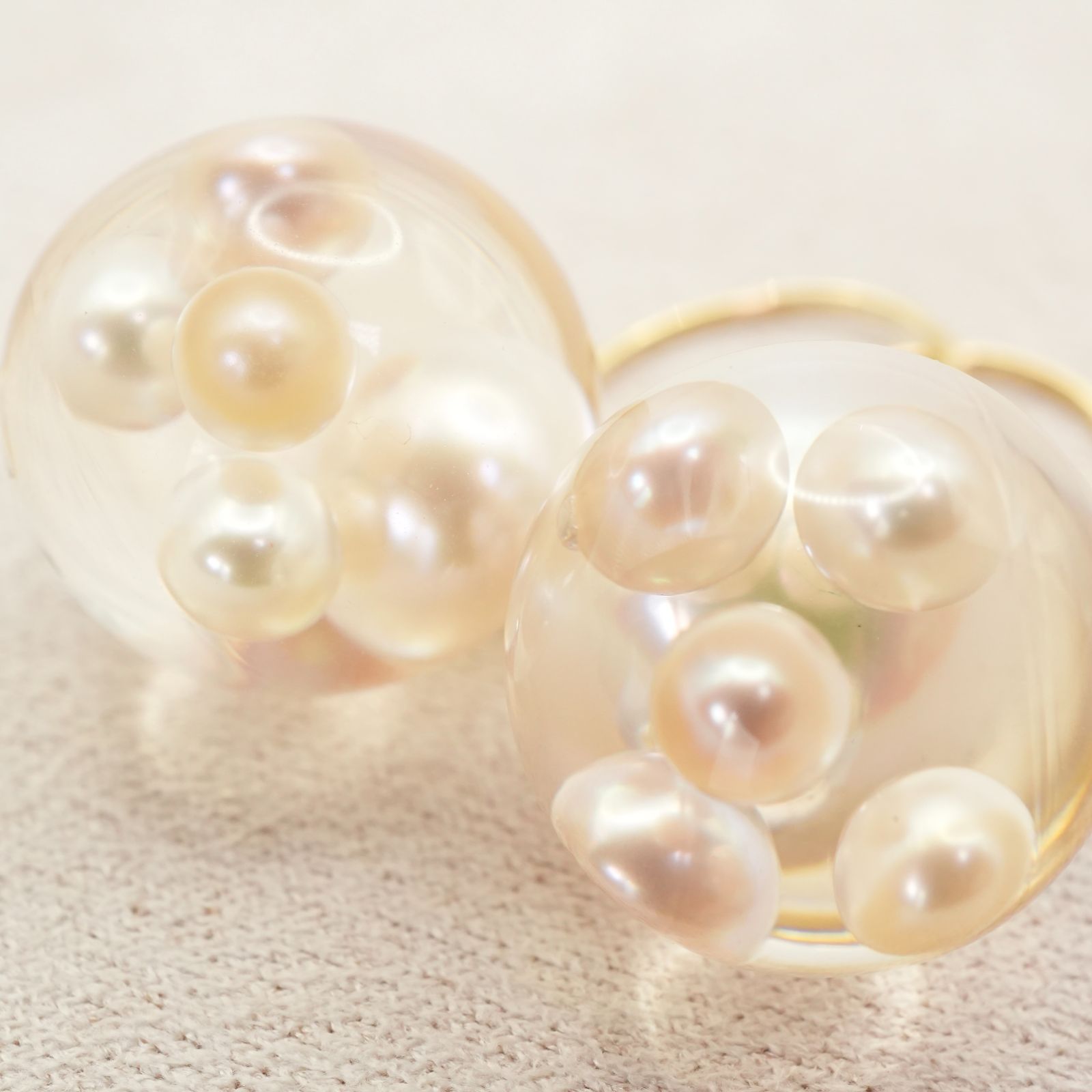 ミキモトペルリータ K18 パール クリアボール ピアス/24-5670S - メルカリ