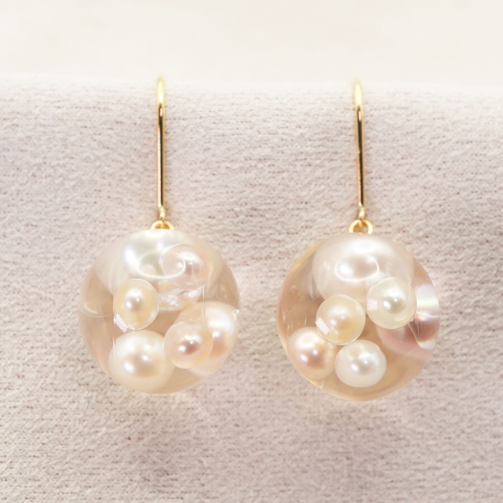 ミキモトペルリータ K18 パール クリアボール ピアス/24-5670S - メルカリ