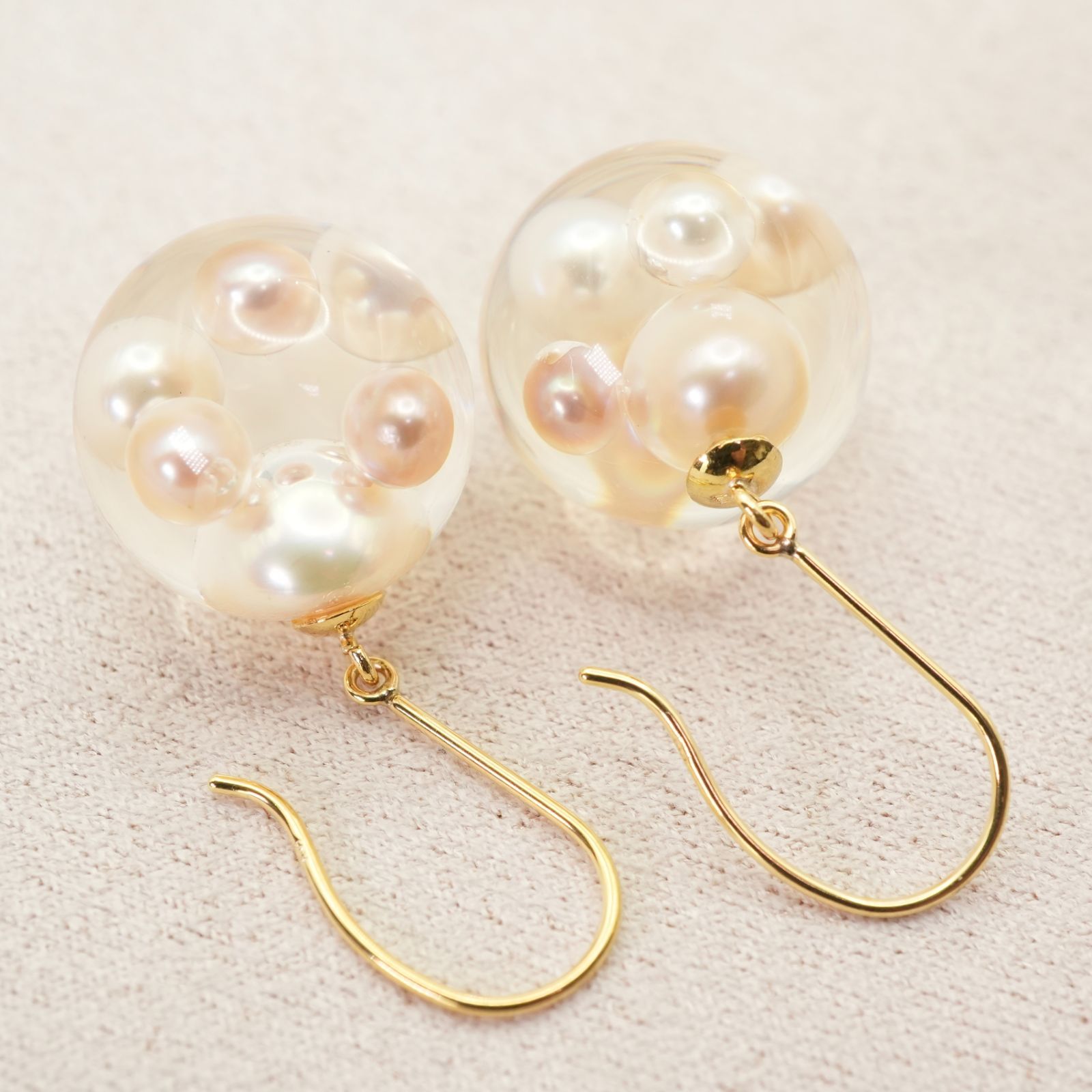 ミキモトペルリータ K18 パール クリアボール ピアス/24-5670S - メルカリ