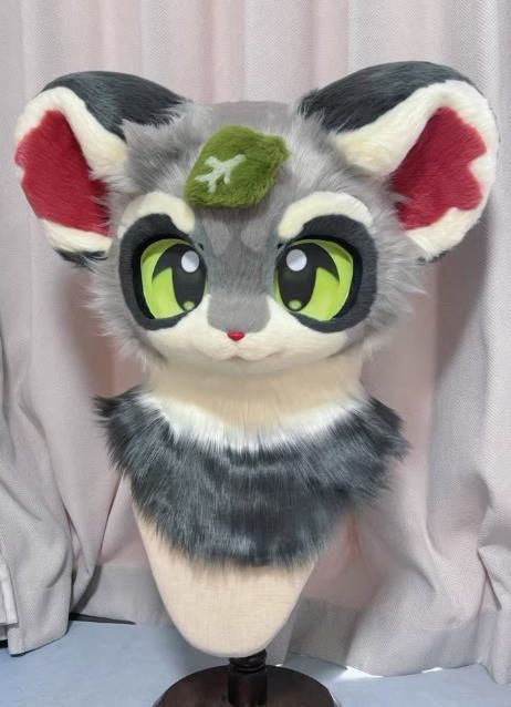 ファースーツ 着ぐるみセット NO 293 アライグマ グレー ケモノ 全頭ヘッド ぬいぐるみ コスプレ コスチューム ゴシックコス その他 