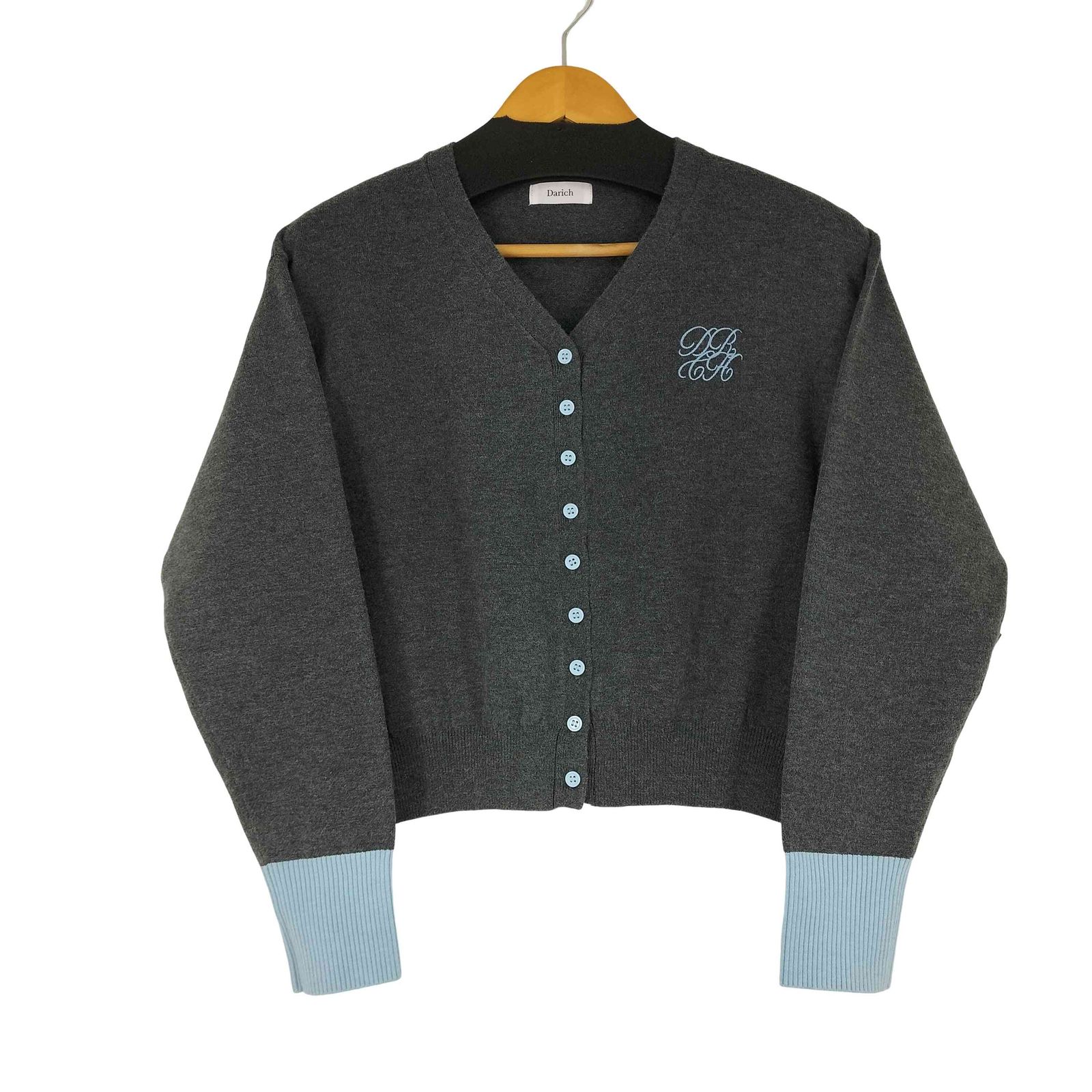ダーリッチ Darich ポイントカラーニットカーディガン レディース FREE
