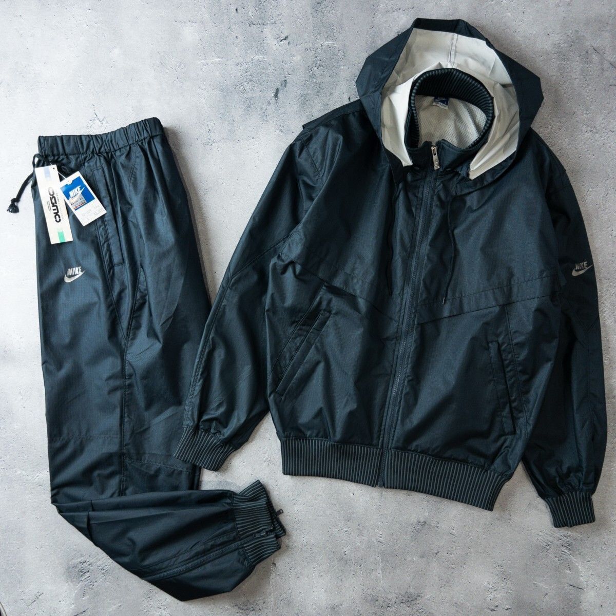 貴重 日本製 デッドストック NIKE ナイキ ナイロン ジャージ ウインド