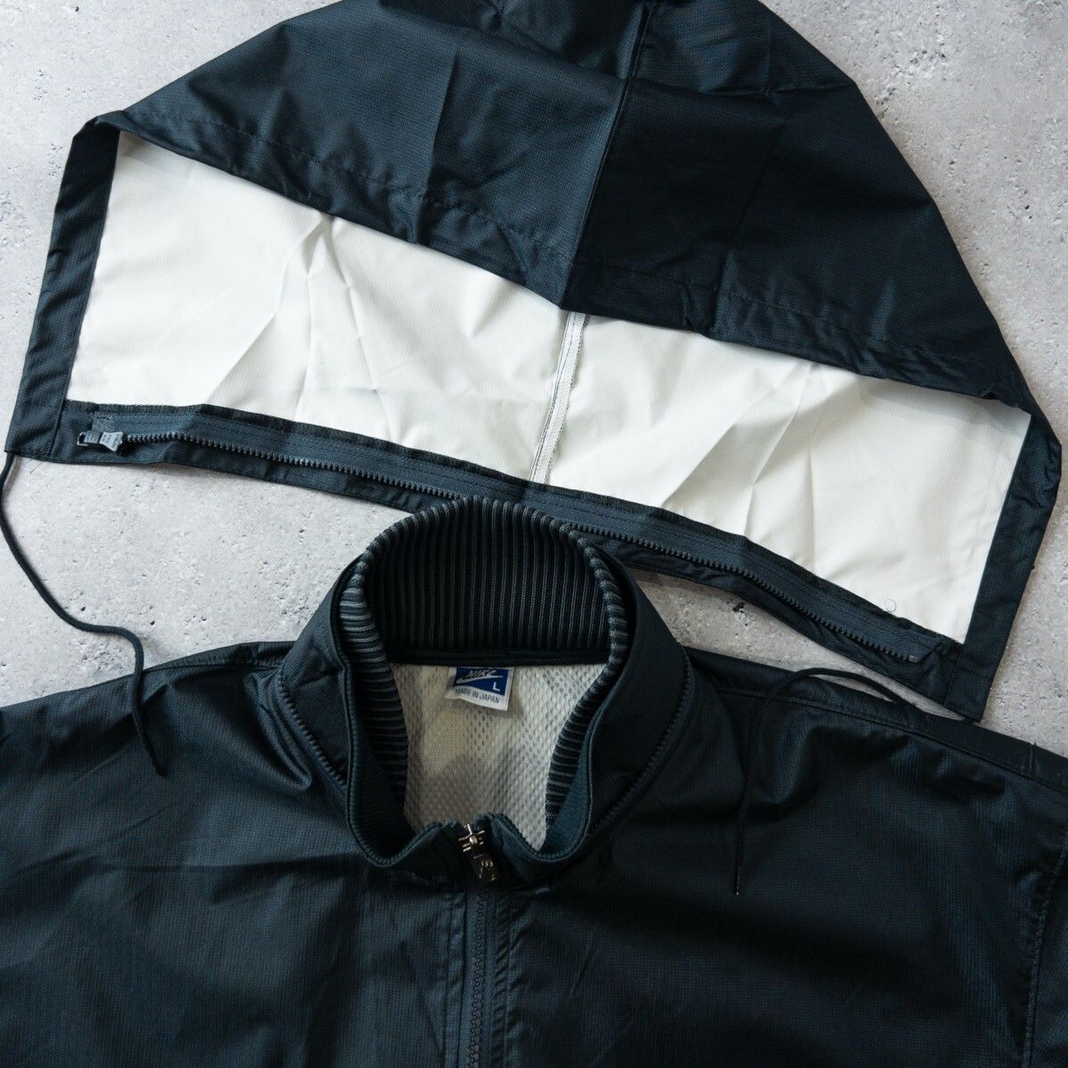 y*n様 【デッドストック】90s NIKE ナイロンセットアップ・ブラックLサ 貴重 日本製 デッドストック NIKE ナイキ ナイロン ジャージ ウインド