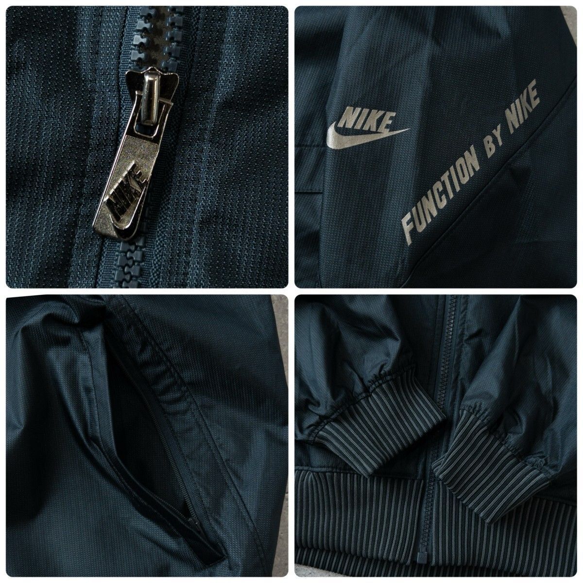 貴重 日本製 デッドストック NIKE ナイキ ナイロン ジャージ ウインド