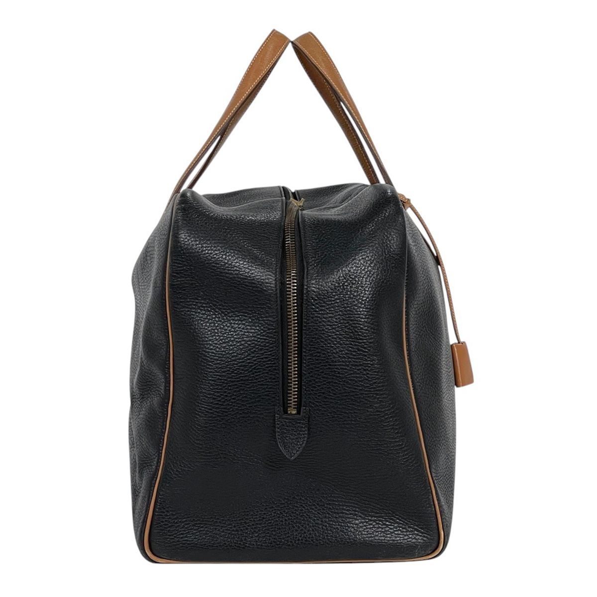 エルメス HERMES ヴィクトリア 50 旅行 ハンドバッグ ボストンバッグ アルデンヌ ブラック 〇O レディース