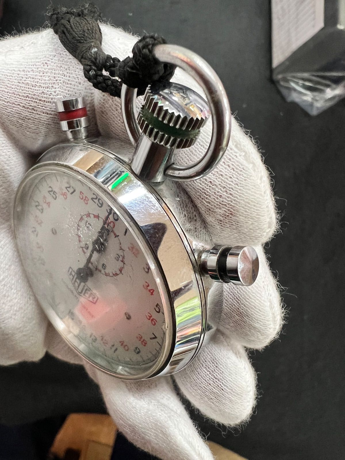 HEUER ホイヤー trackmaster HS 8032 ストップウォッチ - メルカリ