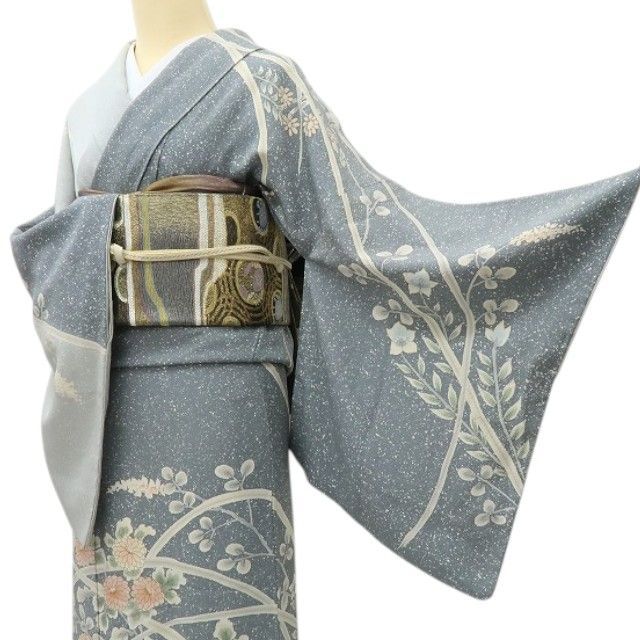 六花-RIKKA- 正絹 作家物落款 トールサイズ 手縫い仕立て 訪問着 着物