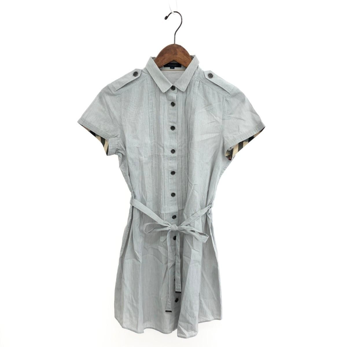 BURBERRY LONDON バーバリーロンドン シャツワンピース サイズ:38