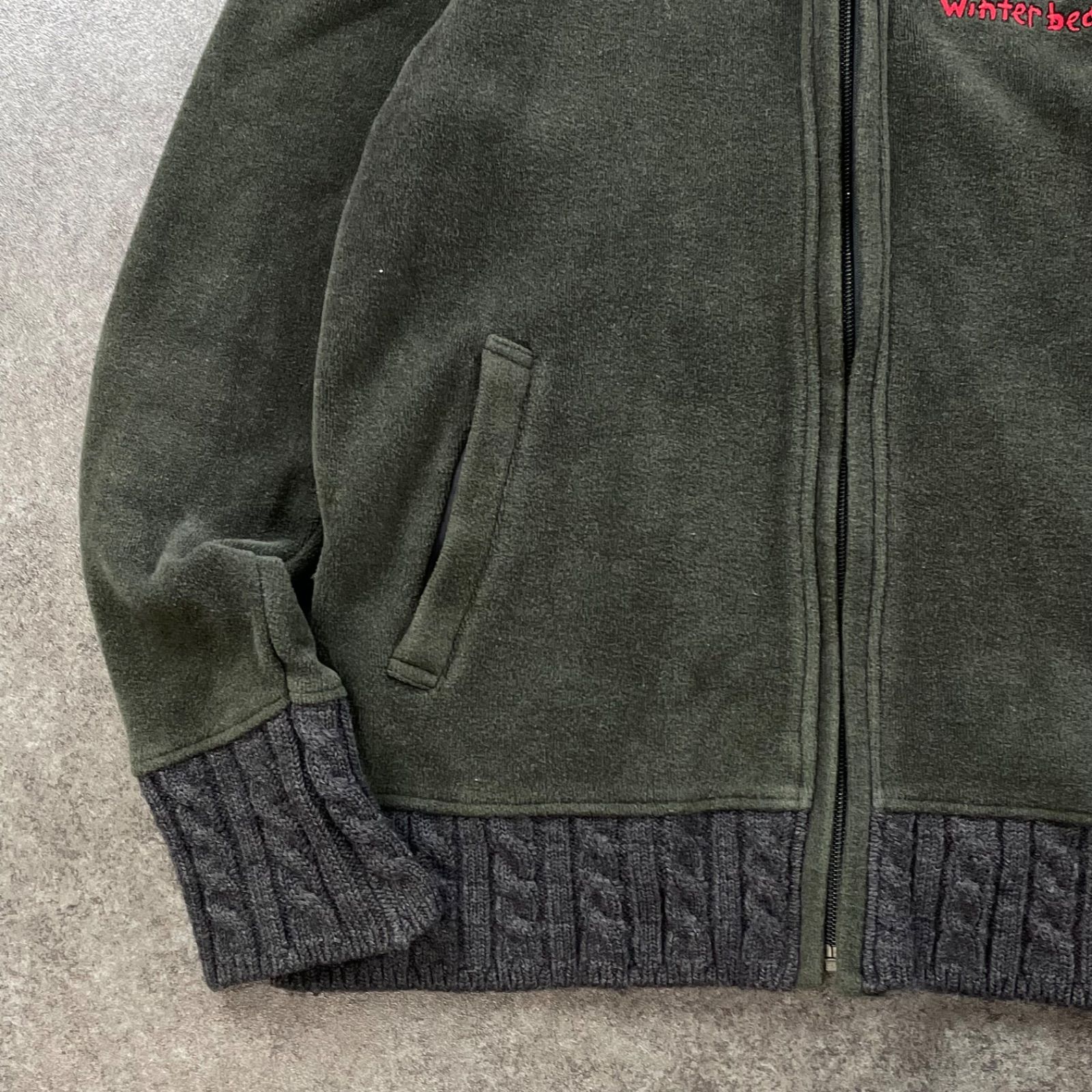 日本製 CASTELBAJAC SPORTS Fleece Full-Zip Hoodie カステル 