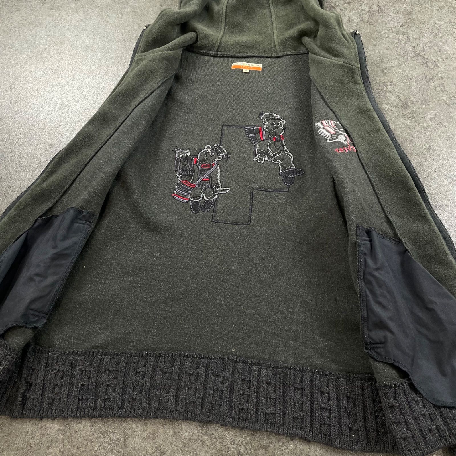 日本製 CASTELBAJAC SPORTS Fleece Full-Zip Hoodie カステル 