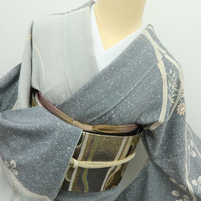 六花-RIKKA- 正絹 作家物落款 トールサイズ 手縫い仕立て 訪問着 着物