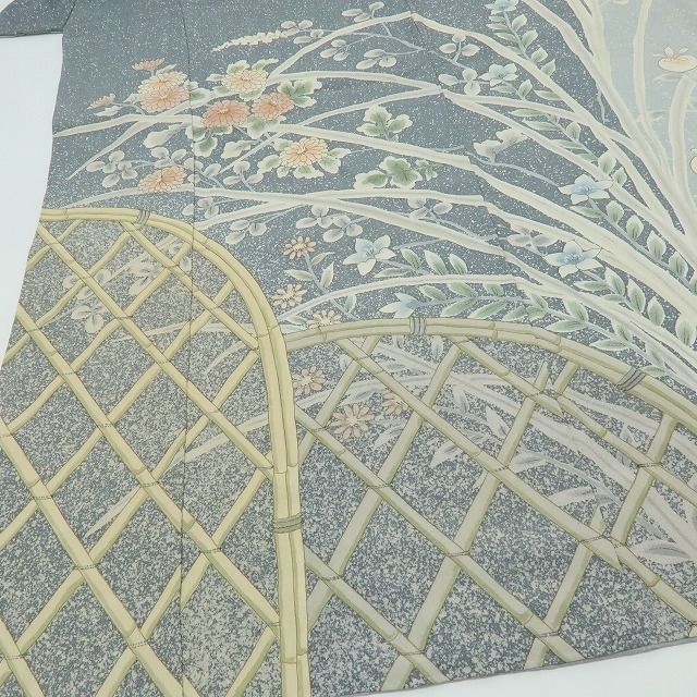 六花-RIKKA- 正絹 作家物落款 トールサイズ 手縫い仕立て 訪問着 着物