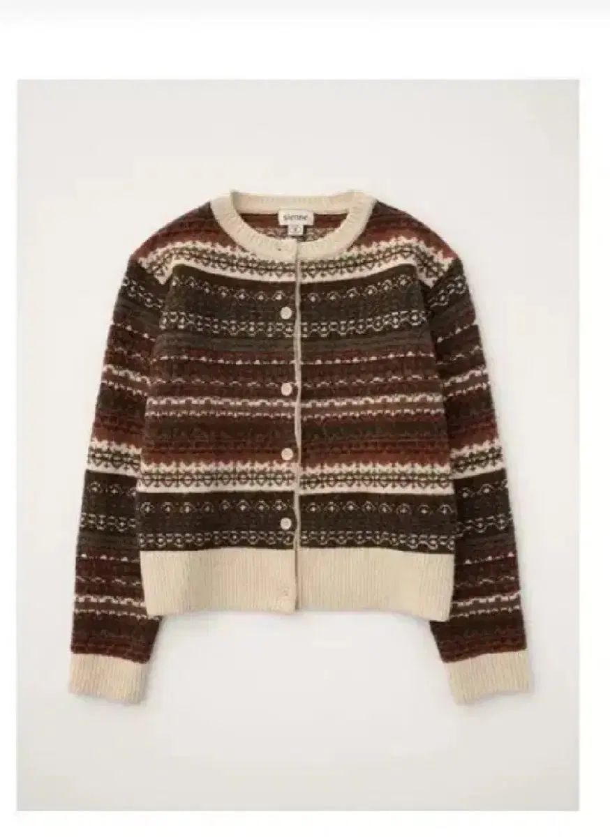 シエンヌ ジャカード カーディガン uncle man jacquard cardigan