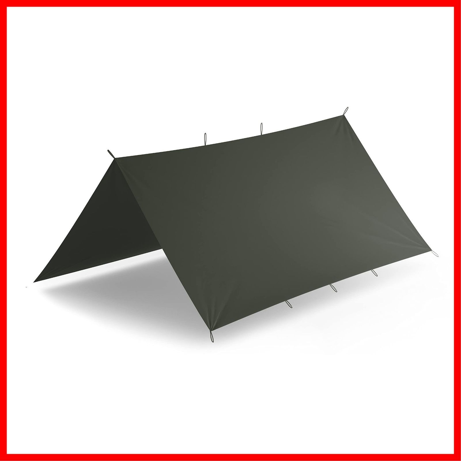 タープ タープ スーパー SUPERTARP 収納袋付き 耐久性 耐水性 OLIVE 防風 軽量 ハイキング 登山 キャンプ アウトドア タクティカル GREEN ミリタリー シェルター 日除け サンシェード テント ヘリコンテックス HELI