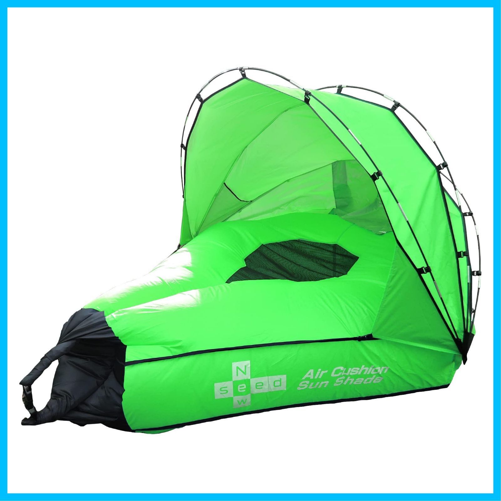 在庫 エアークッションテント グリーン 水陸両用