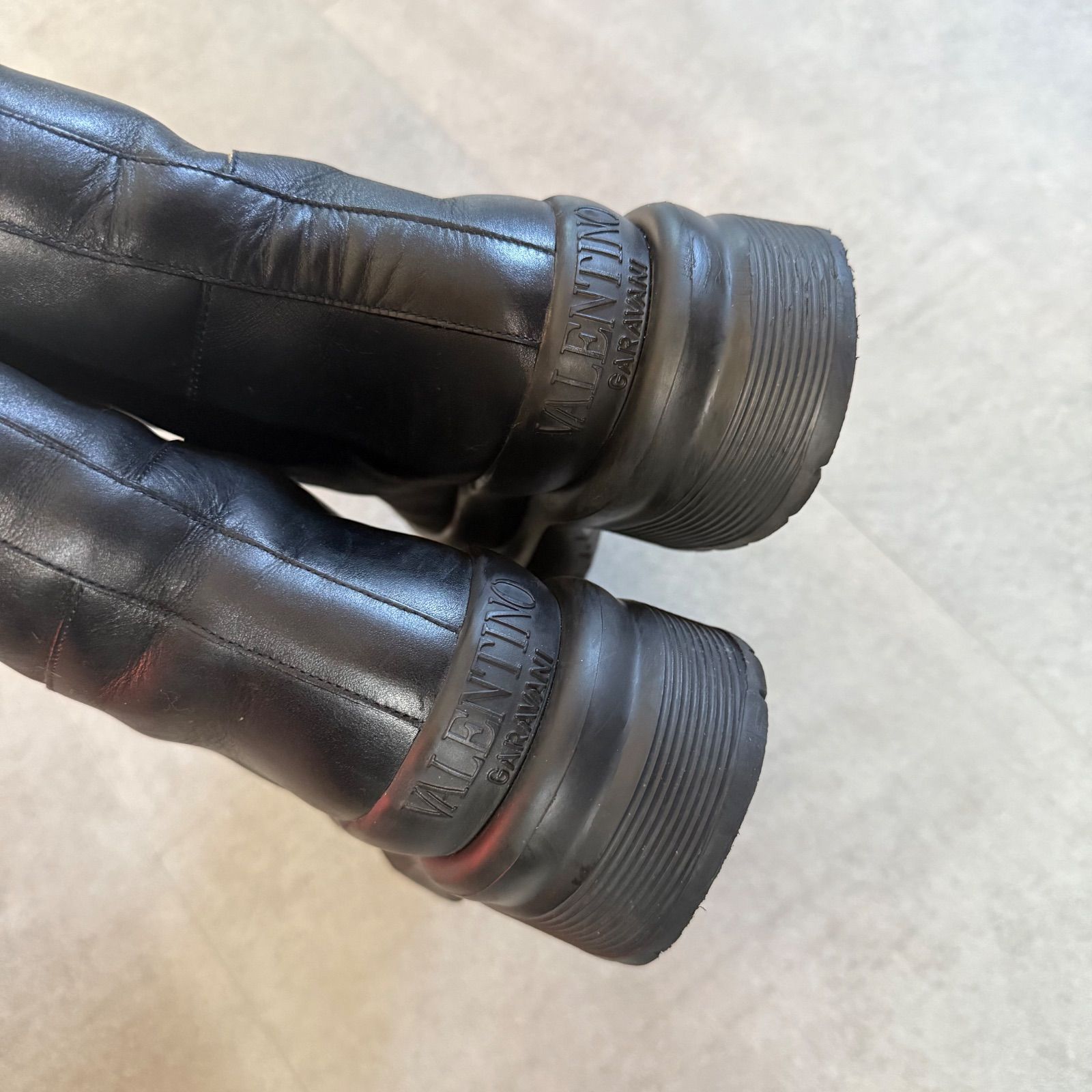 ワンスタッズ レザーブーツ