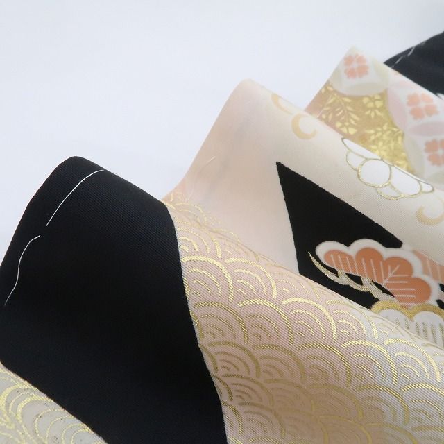 ❁tomihisa❁ 千總謹製 当社お仕立て上がり品 金駒刺繍 理想の自分に熱くなる 着物 正絹 仕付け糸付 トールサイズ 訪問着 4430