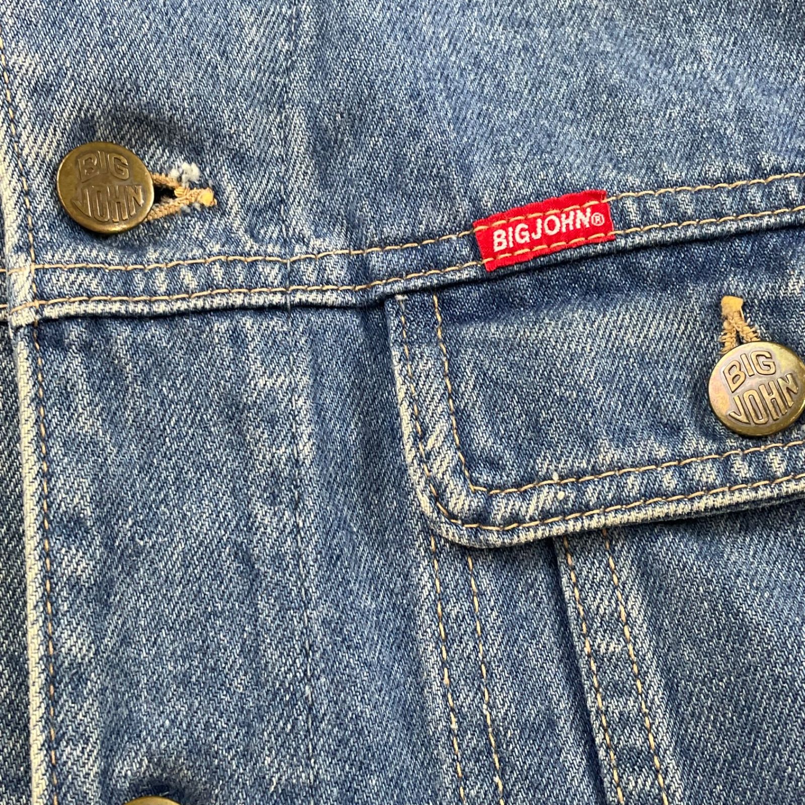 日本製 Vintage BIG JOHN 5772 Denim Tracker Jacket ビッグジョン 