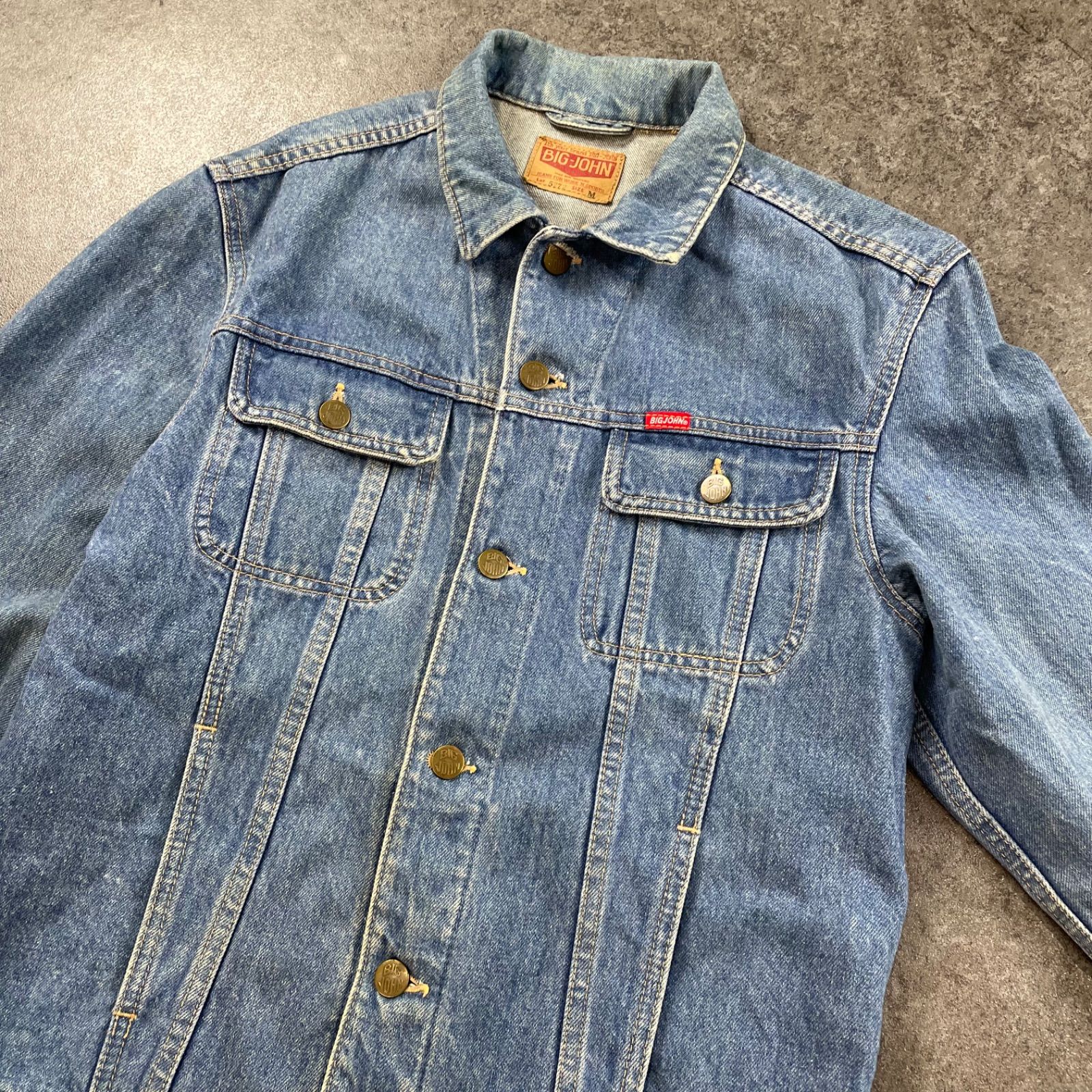 日本製 Vintage BIG JOHN 5772 Denim Tracker Jacket ビッグジョン 