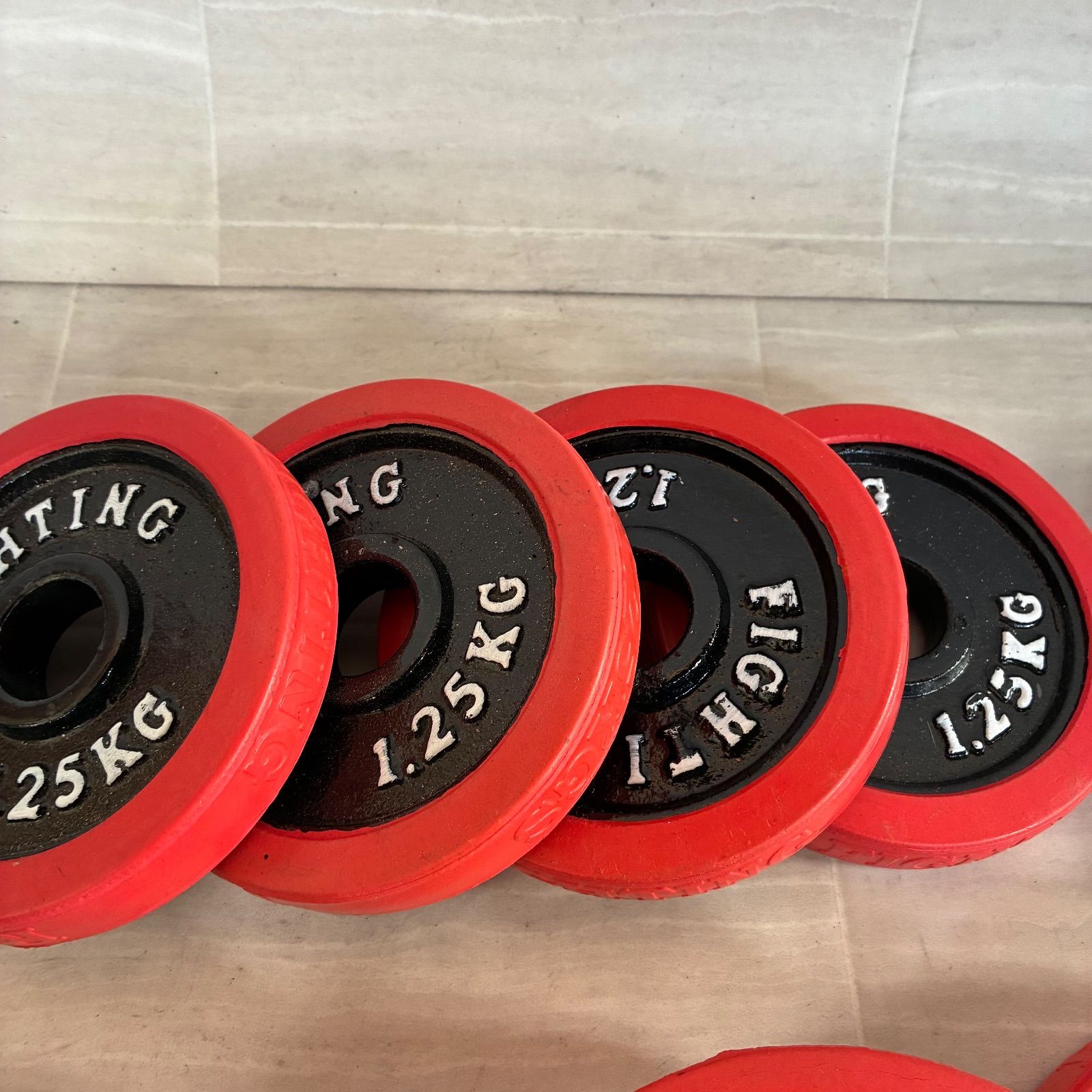 ROAD ダンベル ファイティングロード 1.25 kg×4 2.5 5 筋トレ 腕 胸 肩 脚