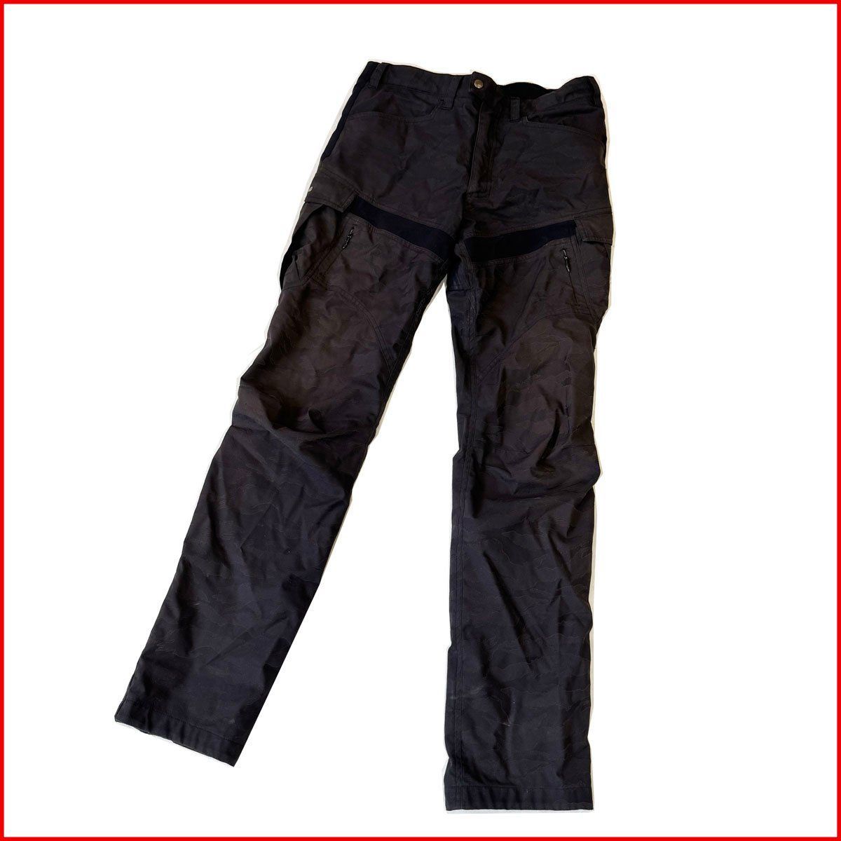 古着 クシタニ ライドワークボトムス K 2388 製 ブラック系 LLサイズ プロテクター付き 札幌