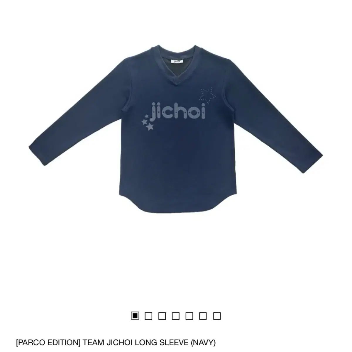 サイズ1 チーム JiCHOI ジチョイ ロングスリーブ ネイビー PARCO EDITION