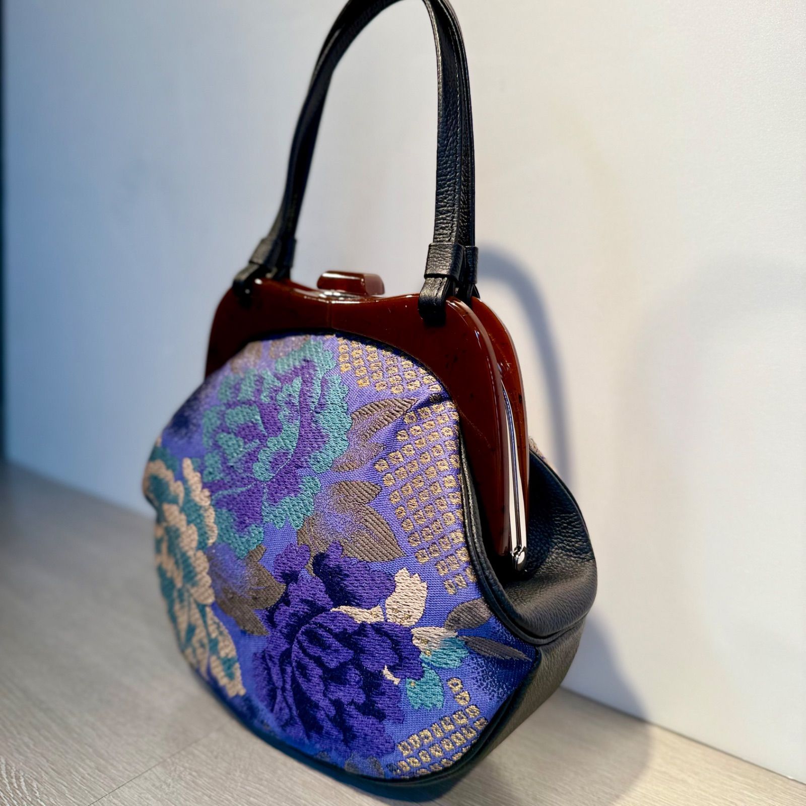 正絹 べっ甲くし形