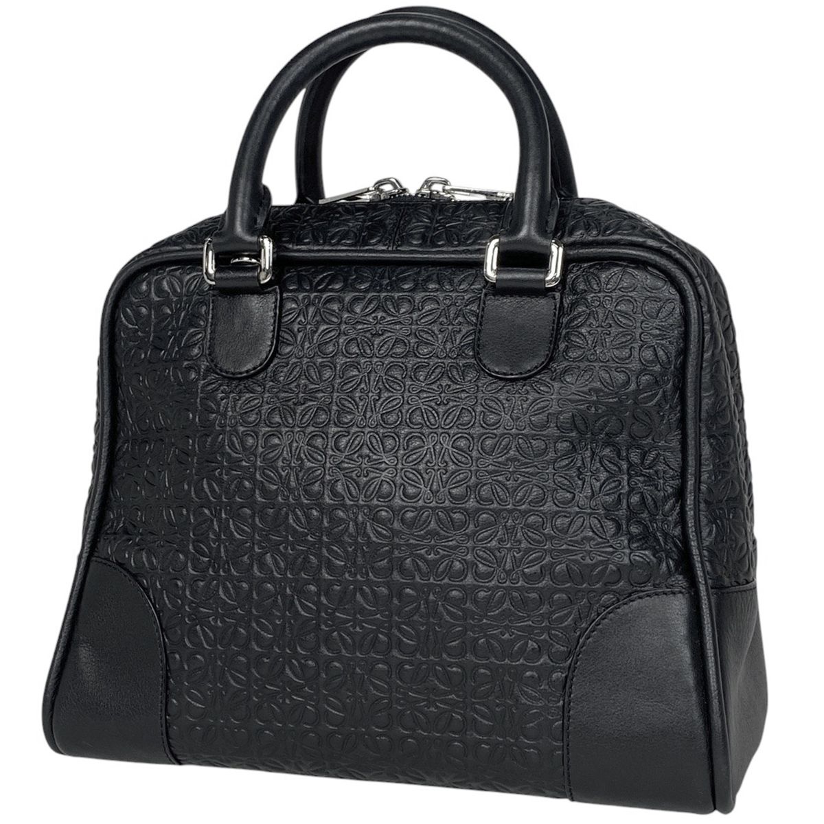 在庫一掃 ロエベ LOEWE アナグラム ハンドバッグ 2WAY ショルダーバッグ ハンドバッグ レザー ブラック レディース