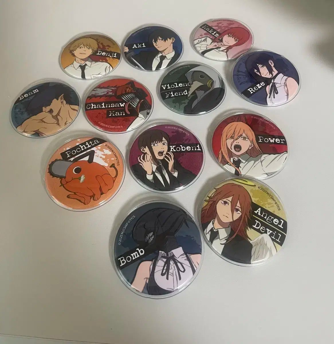 チェンソーマン 劇場版 レゼ編 ポップアップ 缶バッジ 12種 まとめ
